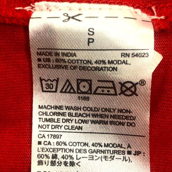 Banana Republic red embellished sleeveless scoop neck shell tank blouse S - Picture 5 of 8